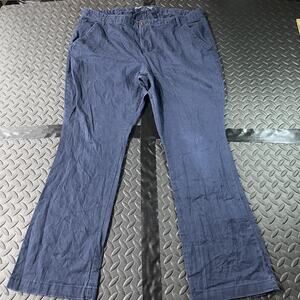 Old Navy Pants Womens 18 Navy Blue Boot Cut Stretch Chino Casual Trousers